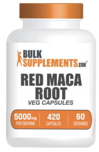 Red maca is believed to boost energy levels, improve endurance, and enhance stamina, making it popular among athletes and active individuals.